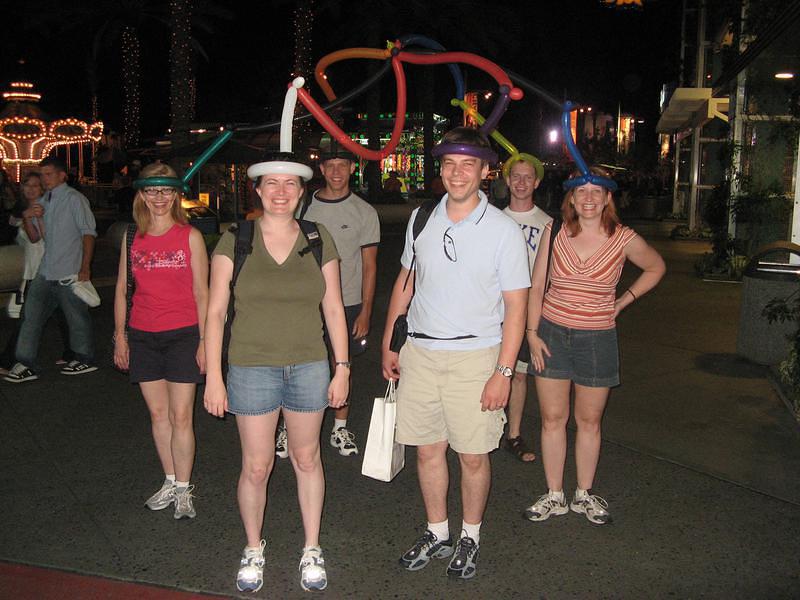 The hive takes to Universal City Walk, attracting many onlookers!