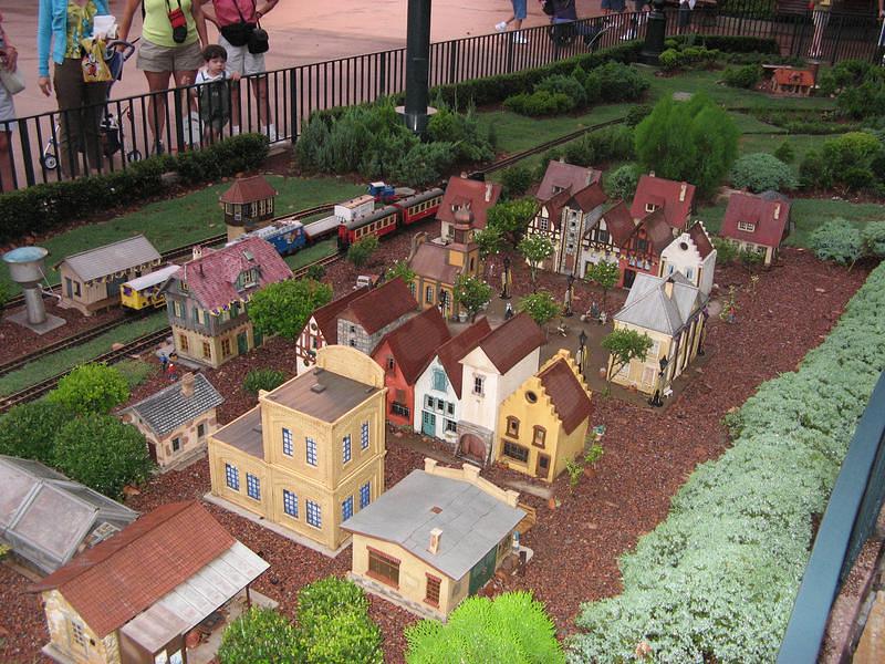 A model train