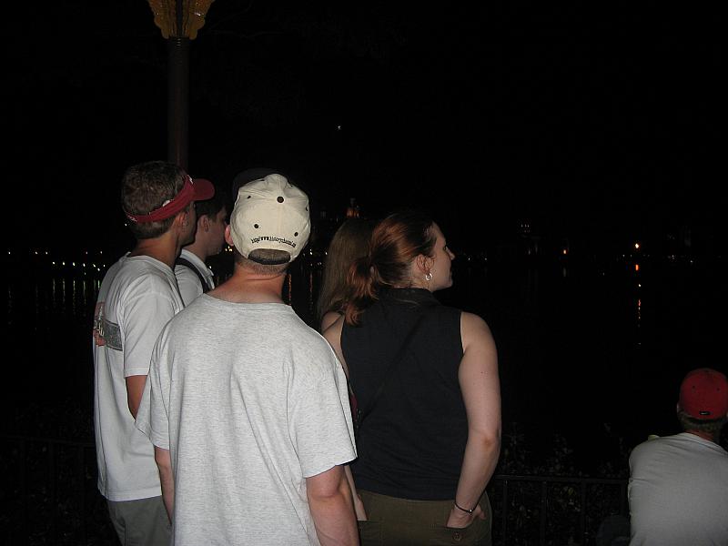 Waiting and watching for "Illuminations" -- fireworks show