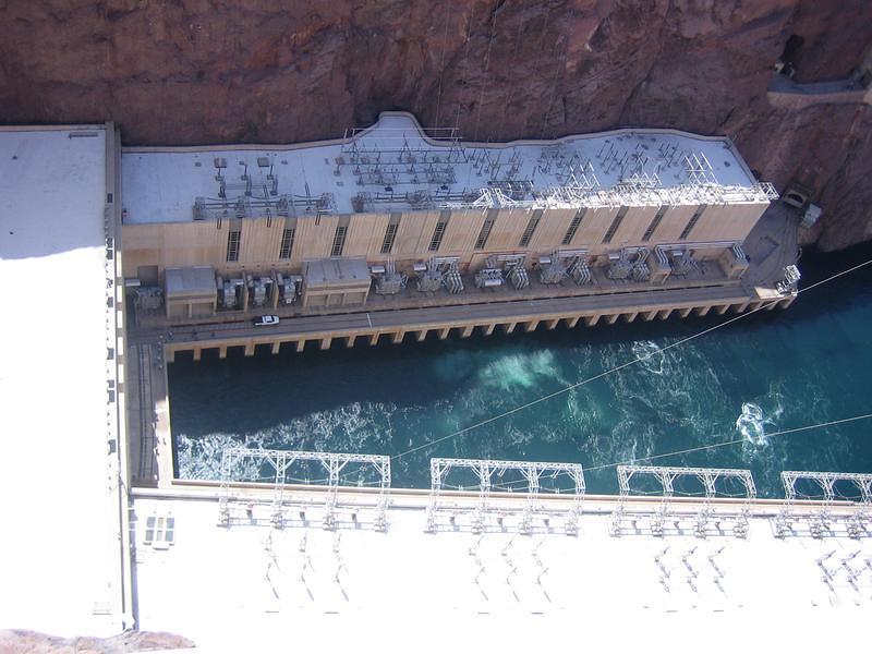 Hoover Dam - generators, whirlpool