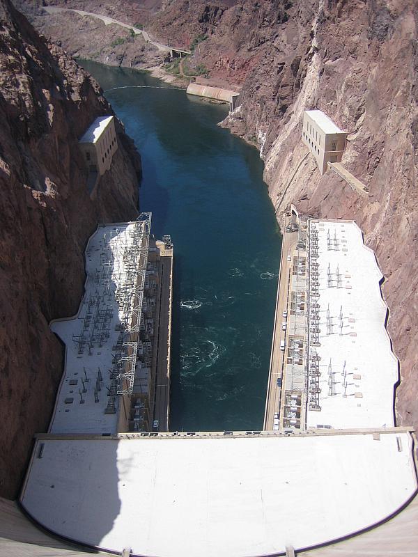 Hoover Dam makes electricity