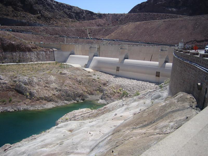 Hoover Dam overflow area