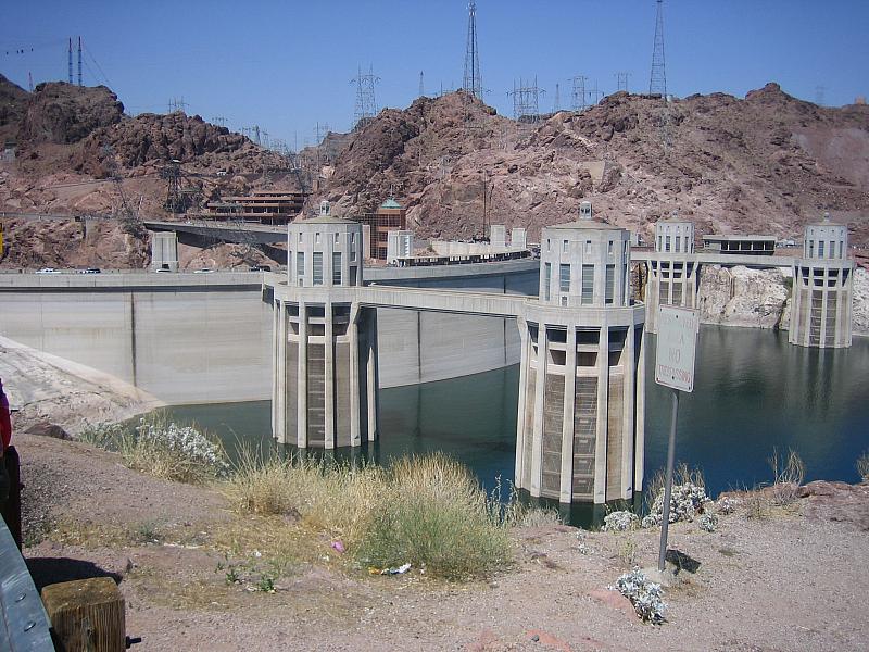 All 4 water intake towers