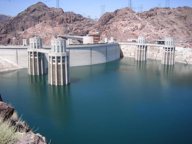 Lake side of the dam