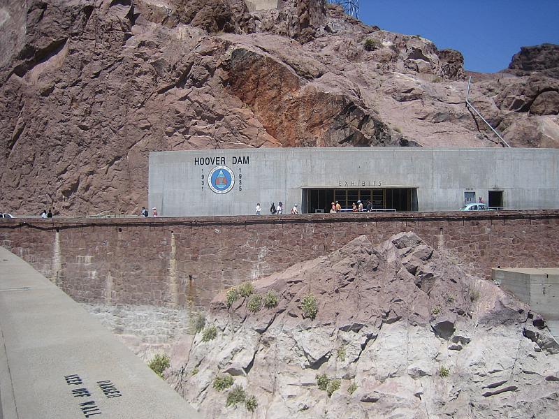 The old exhibition hall at Hoover Dam