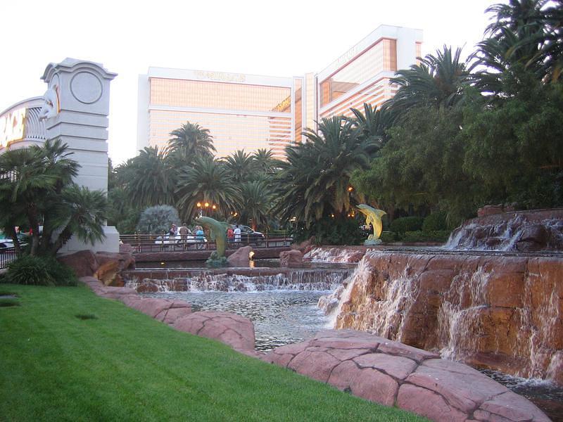 The grounds at the Mirage