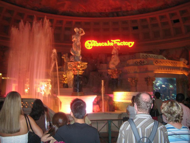 A Vegas show and Cheesecake Factory at Caesars