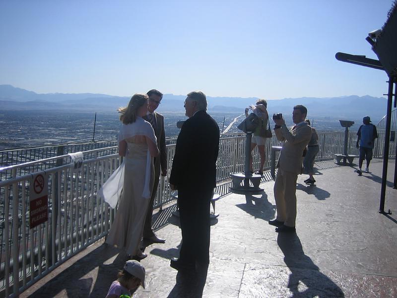 Random couple getting married at Strat