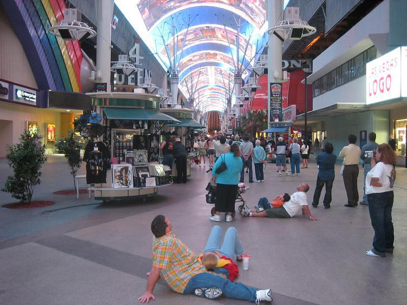 Crowd at Fremont Street Experience