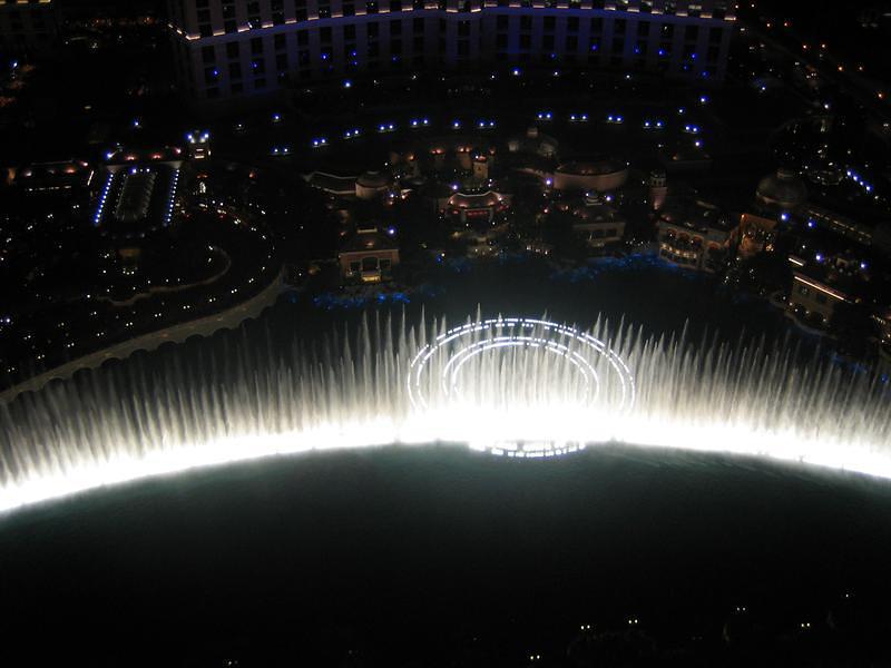 Bellagio Fountains from Eiffel