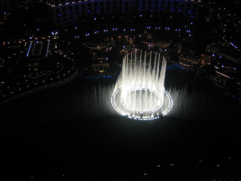 Bellagio Fountains from Eiffel