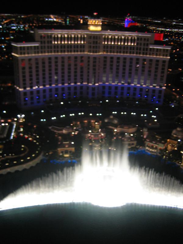 Bellagio Fountains from Eiffel