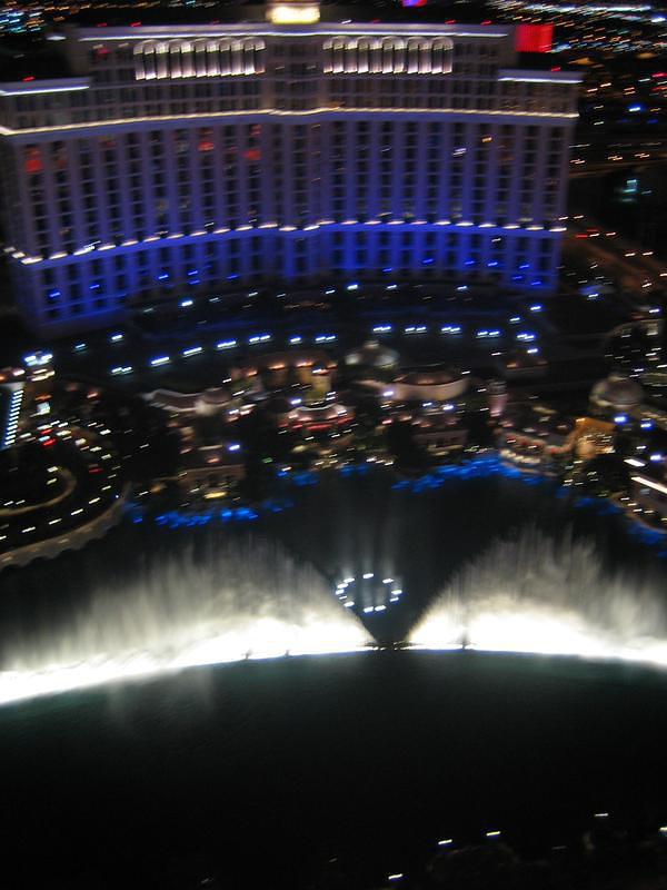 Bellagio Fountains from Eiffel