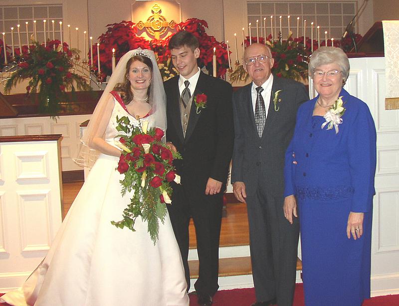Mark and Shelley and Grandmother and Grandaddy