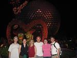 All of us at the end of a great day at Epcot!