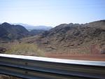 Terrain around Hoover Dam