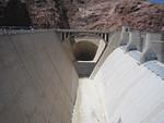 One of Hoover Dam's 2 massive overflow chutes