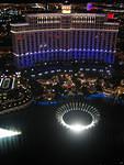 Bellagio Fountains from Eiffel