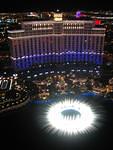 Bellagio Fountains from Eiffel